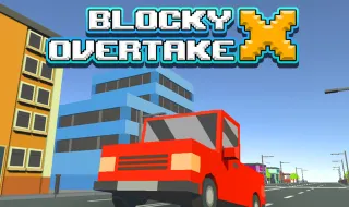 Play Blocky Overtake X now!