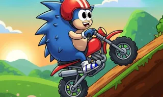 Blue Hedgehog Hill Dash Ride