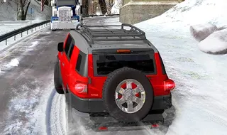 Heavy Jeep Winter Driving