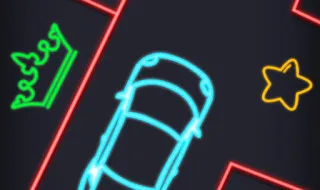 Neon Car Puzzle